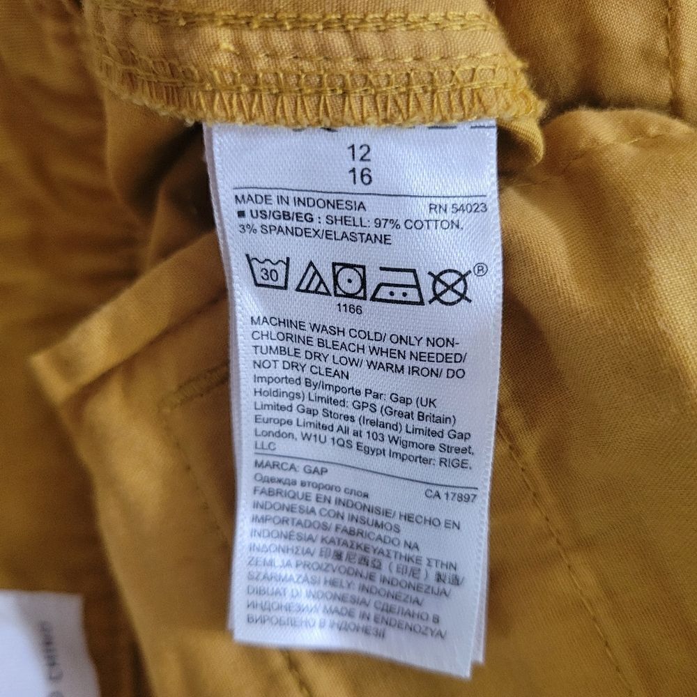 GAP Gold Plate Girlfriend Chino Pants - Picture 14 of 16